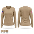 Apt 425 34801493 Women's Long Sleeve V-neck Shirt - 1