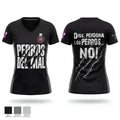 PERROS DEL MAL FC 62682775 Women's Short Sleeve V-neck Shirt - 1