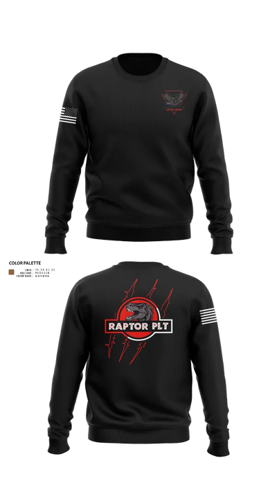 Raptor Platoon, 4-9 CAV 26880110 Crew Neck Sweatshirt - 30