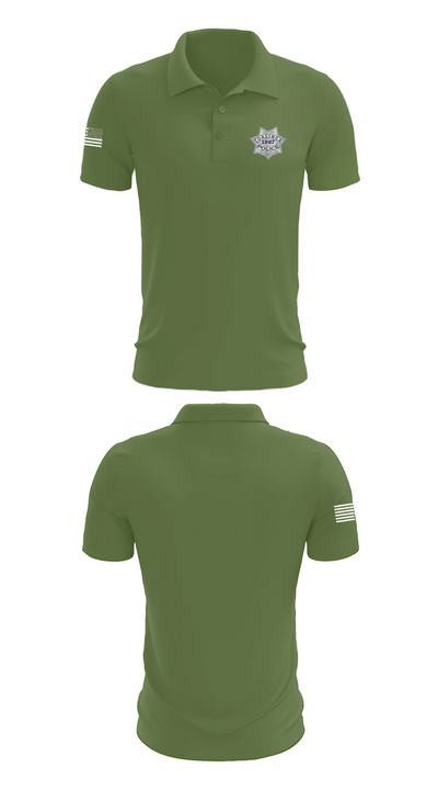 Coalinga Police Department Short Sleeve Performance Polo - 45
