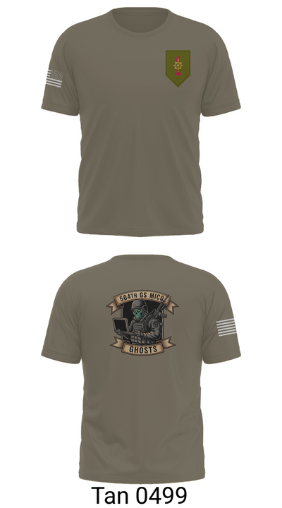 504th GS MICO 91776475 Short Sleeve Performance Shirt - 76
