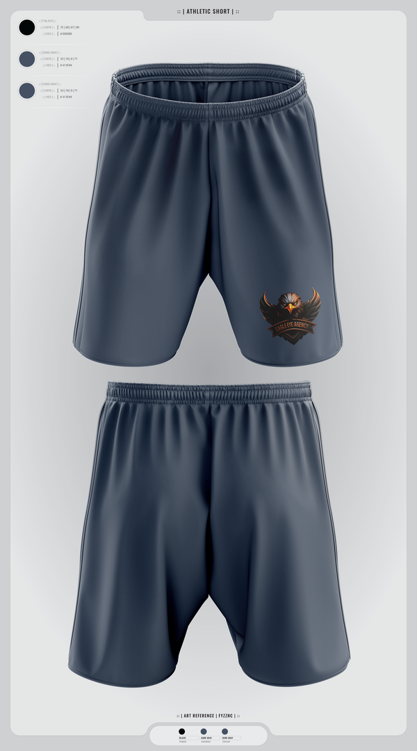 Athletic Shorts With Pockets, EAGLE EYE AGENCY, , Teamtime, Team time, sublimation, custom sports apparel, team uniforms, spirit wear, spiritwear, sports uniforms, custom shirts, team store, custom team store, fundraiser sports, apparel fundraiser