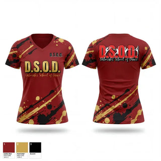 Womens Short Sleeve Vneck Shirt, Deborah's School of Dance, , Teamtime, Team time, sublimation, custom sports apparel, team uniforms, spirit wear, spiritwear, sports uniforms, custom shirts, team store, custom team store, fundraiser sports, apparel fundraiser