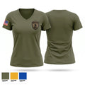 Greensburg police department Women's Short Sleeve V-neck Shirt - 1