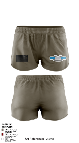 Ranger Panties, 92nd EN BN S3, , Teamtime, Team time, sublimation, custom sports apparel, team uniforms, spirit wear, spiritwear, sports uniforms, custom shirts, team store, custom team store, fundraiser sports, apparel fundraiser