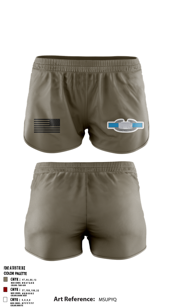 Ranger Panties, 92nd EN BN S3, , Teamtime, Team time, sublimation, custom sports apparel, team uniforms, spirit wear, spiritwear, sports uniforms, custom shirts, team store, custom team store, fundraiser sports, apparel fundraiser