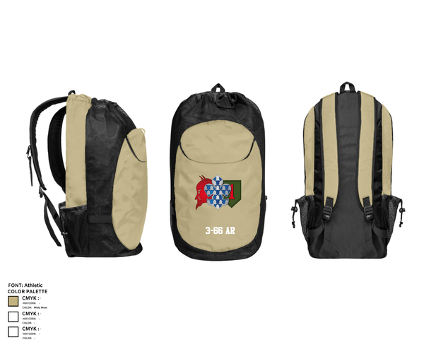 Gear Bag, 3-66 AR, , Teamtime, Team time, sublimation, custom sports apparel, team uniforms, spirit wear, spiritwear, sports uniforms, custom shirts, team store, custom team store, fundraiser sports, apparel fundraiser