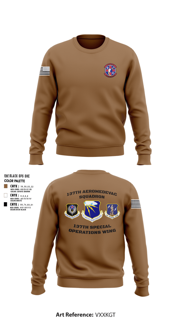 Crew Neck Sweatshirt, 137th AES, , Teamtime, Team time, sublimation, custom sports apparel, team uniforms, spirit wear, spiritwear, sports uniforms, custom shirts, team store, custom team store, fundraiser sports, apparel fundraiser