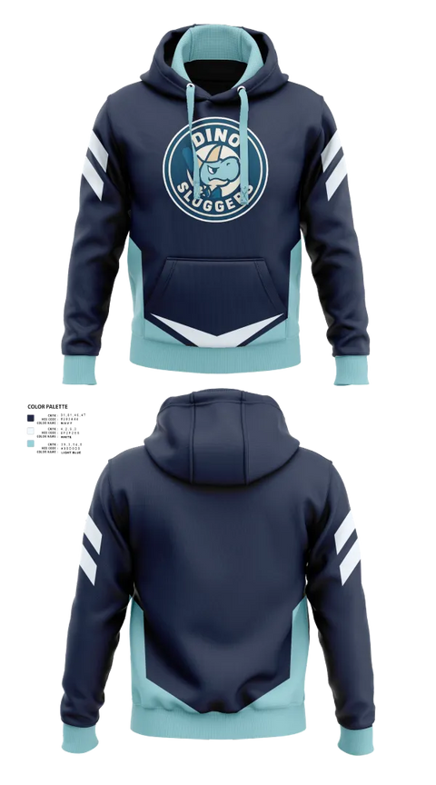 Hoodie, Dino Sluggers, Baseball, Teamtime, Team time, sublimation, custom sports apparel, team uniforms, spirit wear, spiritwear, sports uniforms, custom shirts, team store, custom team store, fundraiser sports, apparel fundraiser