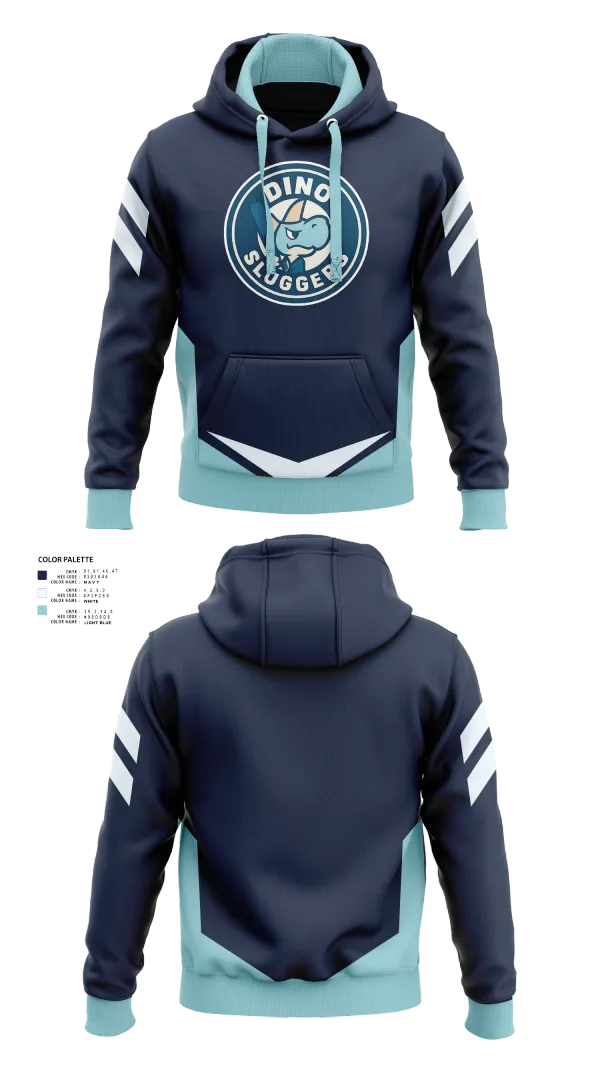 Hoodie, Dino Sluggers, Baseball, Teamtime, Team time, sublimation, custom sports apparel, team uniforms, spirit wear, spiritwear, sports uniforms, custom shirts, team store, custom team store, fundraiser sports, apparel fundraiser