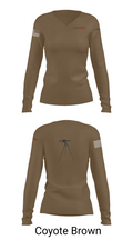 CRETAC Europe 67306951 Women's Long Sleeve V-neck Shirt - 16
