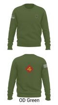 14th Marine regiment 4th Marine corps division 57481844 Crew Neck Sweatshirt - 45
