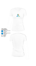 James Island Elementary School 89808231 Women's Short Sleeve V-neck Shirt - 18