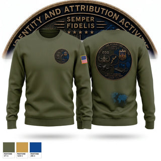 Crew Neck Sweatshirt, 3IB IA2, Marines, Teamtime, Team time, sublimation, custom sports apparel, team uniforms, spirit wear, spiritwear, sports uniforms, custom shirts, team store, custom team store, fundraiser sports, apparel fundraiser