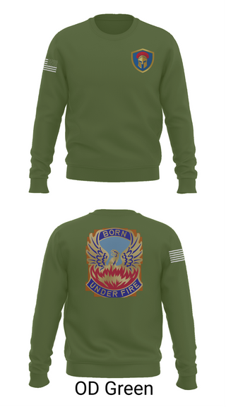 Crew Neck Sweatshirt, HHC/128th Aviation Brigade, , Teamtime, Team time, sublimation, custom sports apparel, team uniforms, spirit wear, spiritwear, sports uniforms, custom shirts, team store, custom team store, fundraiser sports, apparel fundraiser
