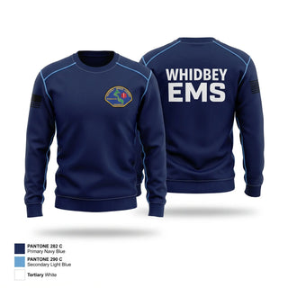 Crew Neck Sweatshirt, Whidbey Island EMS, EMS/EMT, Teamtime, Team time, sublimation, custom sports apparel, team uniforms, spirit wear, spiritwear, sports uniforms, custom shirts, team store, custom team store, fundraiser sports, apparel fundraiser