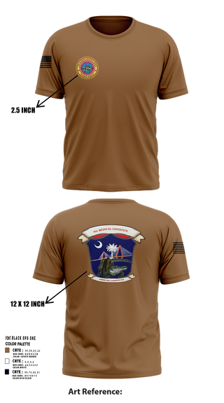 Short Sleeve Performance Shirt, 4th Medical Logistics, Marines, Teamtime, Team time, sublimation, custom sports apparel, team uniforms, spirit wear, spiritwear, sports uniforms, custom shirts, team store, custom team store, fundraiser sports, apparel fundraiser