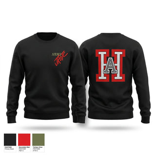 Crew Neck Sweatshirt, Cougar battalion, Army, Teamtime, Team time, sublimation, custom sports apparel, team uniforms, spirit wear, spiritwear, sports uniforms, custom shirts, team store, custom team store, fundraiser sports, apparel fundraiser