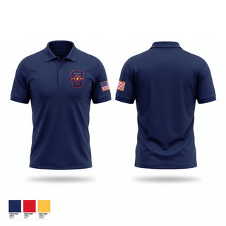 Short Sleeve Performance Polo, J.B.-Nimitz Volunteer Fire Department, Fire Department, Teamtime, Team time, sublimation, custom sports apparel, team uniforms, spirit wear, spiritwear, sports uniforms, custom shirts, team store, custom team store, fundraiser sports, apparel fundraiser