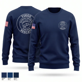 Crew Neck Sweatshirt, Cabo Este Fire, Fire Department, Teamtime, Team time, sublimation, custom sports apparel, team uniforms, spirit wear, spiritwear, sports uniforms, custom shirts, team store, custom team store, fundraiser sports, apparel fundraiser