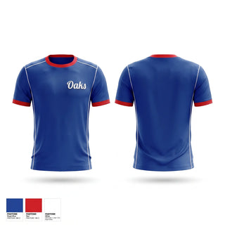 Short Sleeve Performance Shirt, Oaks, Women's Basketball, Teamtime, Team time, sublimation, custom sports apparel, team uniforms, spirit wear, spiritwear, sports uniforms, custom shirts, team store, custom team store, fundraiser sports, apparel fundraiser