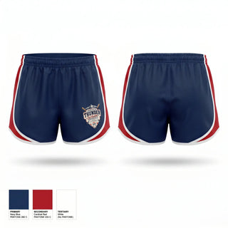 Womens Shorts, Charlotte Thunder, Baseball, Teamtime, Team time, sublimation, custom sports apparel, team uniforms, spirit wear, spiritwear, sports uniforms, custom shirts, team store, custom team store, fundraiser sports, apparel fundraiser
