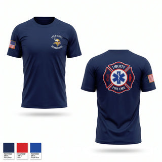 Short Sleeve Performance Shirt, LFD, Fire Department, Teamtime, Team time, sublimation, custom sports apparel, team uniforms, spirit wear, spiritwear, sports uniforms, custom shirts, team store, custom team store, fundraiser sports, apparel fundraiser