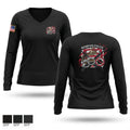 Memphis Police City Wide Task Force Team Two 33933163 Women's Long Sleeve V-neck Shirt - 1