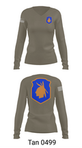 98th training div 48572159 Women's Long Sleeve V-neck Shirt - 77