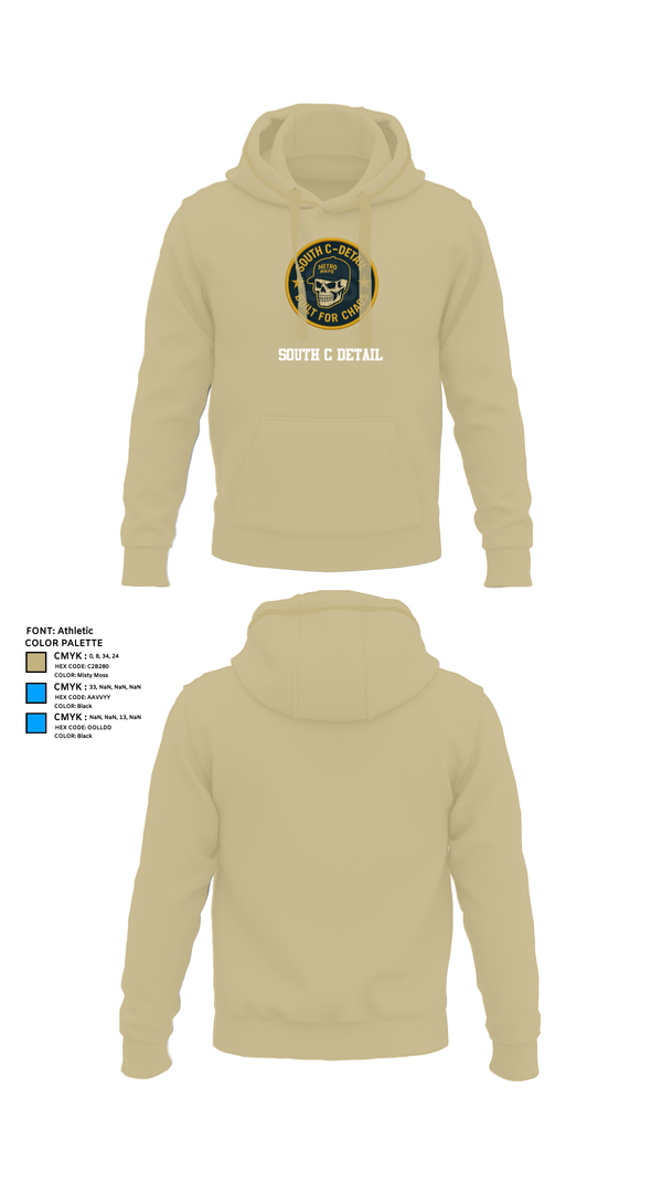 Hoodie, South C Detail, , Teamtime, Team time, sublimation, custom sports apparel, team uniforms, spirit wear, spiritwear, sports uniforms, custom shirts, team store, custom team store, fundraiser sports, apparel fundraiser