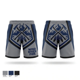 Athletic Shorts With Pockets, Wind River Fire, Fire Department, Teamtime, Team time, sublimation, custom sports apparel, team uniforms, spirit wear, spiritwear, sports uniforms, custom shirts, team store, custom team store, fundraiser sports, apparel fundraiser