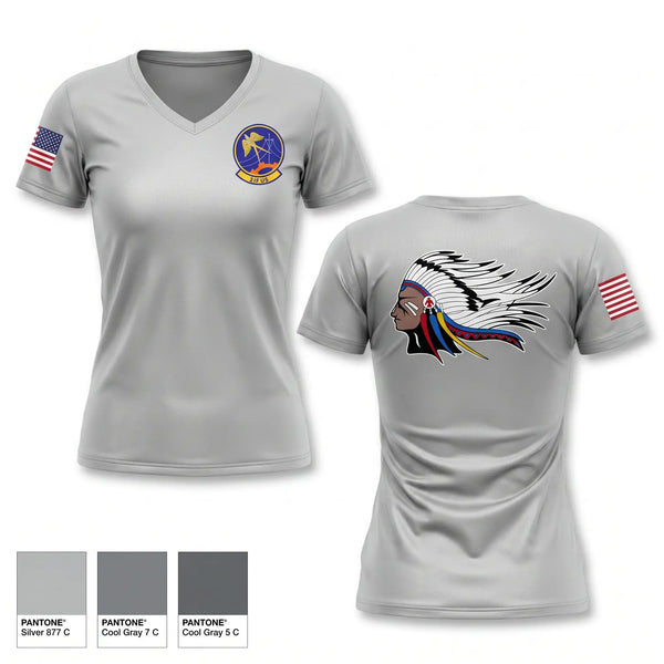 Womens Short Sleeve Vneck Shirt, 219th Engineering Installations Squdron219th Engineering Installations Squdron, National Guard, Teamtime, Team time, sublimation, custom sports apparel, team uniforms, spirit wear, spiritwear, sports uniforms, custom shirts, team store, custom team store, fundraiser sports, apparel fundraiser