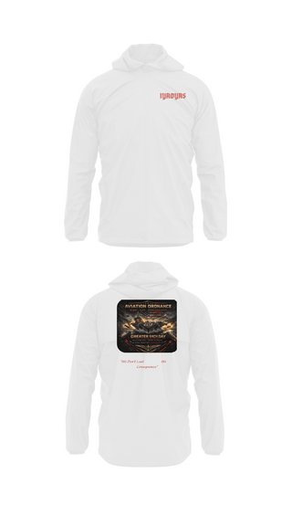 Windbreaker, Aviation Ordinance AAO CH.69, Navy, Teamtime, Team time, sublimation, custom sports apparel, team uniforms, spirit wear, spiritwear, sports uniforms, custom shirts, team store, custom team store, fundraiser sports, apparel fundraiser