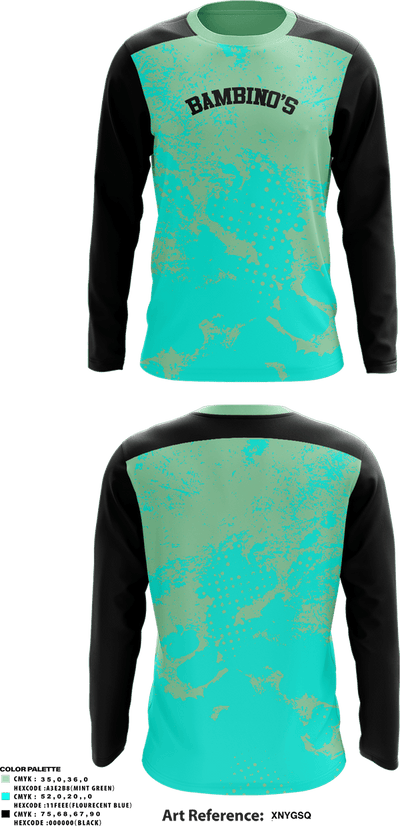 BAMBINO'S 31349735 Long Sleeve Performance Shirt 1
