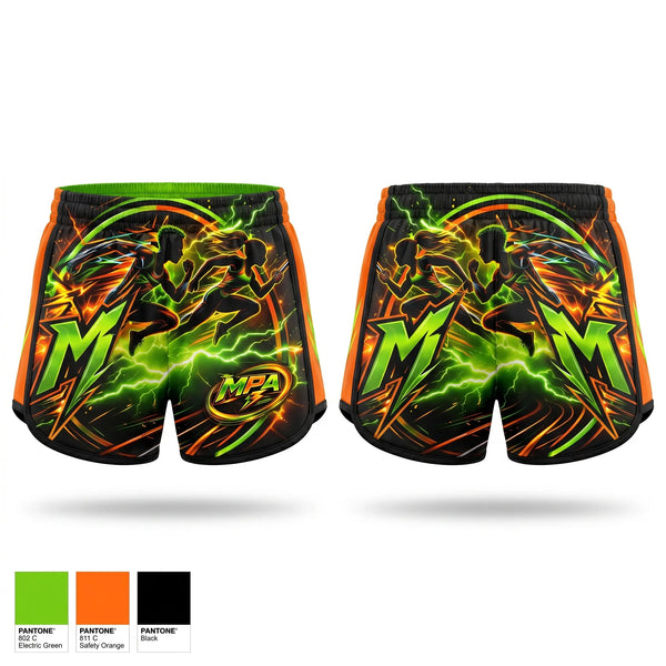 Womens Shorts, MPowered Athletix, Track & Field, Teamtime, Team time, sublimation, custom sports apparel, team uniforms, spirit wear, spiritwear, sports uniforms, custom shirts, team store, custom team store, fundraiser sports, apparel fundraiser