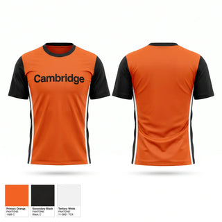 Soft Poly Tee Cotton Like Feel, Cambridge, Softball, Teamtime, Team time, sublimation, custom sports apparel, team uniforms, spirit wear, spiritwear, sports uniforms, custom shirts, team store, custom team store, fundraiser sports, apparel fundraiser