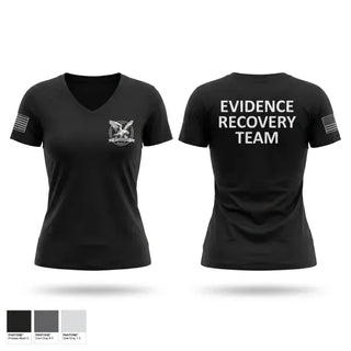 Womens Short Sleeve Vneck Shirt, Federal Bureau of Prisons Evidence Recovery Team, Police, Teamtime, Team time, sublimation, custom sports apparel, team uniforms, spirit wear, spiritwear, sports uniforms, custom shirts, team store, custom team store, fundraiser sports, apparel fundraiser