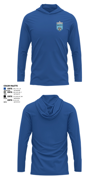 Long Sleeve hooded sunshirt, Soda City FC, Men's Soccer, Teamtime, Team time, sublimation, custom sports apparel, team uniforms, spirit wear, spiritwear, sports uniforms, custom shirts, team store, custom team store, fundraiser sports, apparel fundraiser