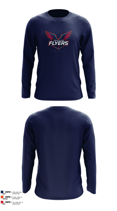 Heartland Flyers 65823739 Long Sleeve Performance Shirt 2