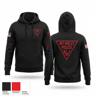 Hoodie, Mount Holly Police, Police, Teamtime, Team time, sublimation, custom sports apparel, team uniforms, spirit wear, spiritwear, sports uniforms, custom shirts, team store, custom team store, fundraiser sports, apparel fundraiser