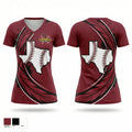 Lady Cardinals 37909652 Women's Short Sleeve V-neck Shirt - 1