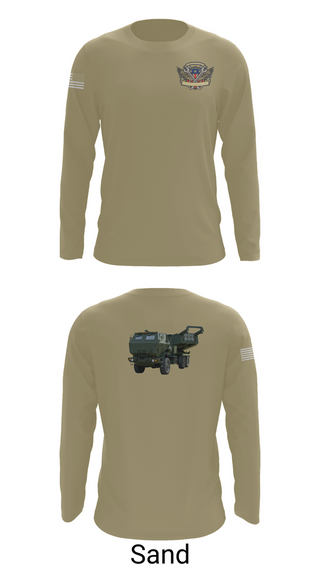 Long Sleeve Performance Shirt, 182nd Field Artillery, Army, Teamtime, Team time, sublimation, custom sports apparel, team uniforms, spirit wear, spiritwear, sports uniforms, custom shirts, team store, custom team store, fundraiser sports, apparel fundraiser