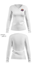 Catskills Run Club Women's Long Sleeve V-neck Shirt - 22