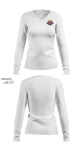 Womens Long Sleeve Vneck Shirt, Catskills Run Club, Cross Country, Teamtime, Team time, sublimation, custom sports apparel, team uniforms, spirit wear, spiritwear, sports uniforms, custom shirts, team store, custom team store, fundraiser sports, apparel fundraiser