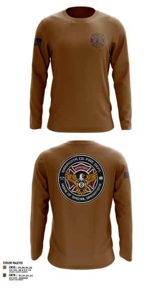 Long Sleeve Performance Shirt, Sarasota County Fire Department, , Teamtime, Team time, sublimation, custom sports apparel, team uniforms, spirit wear, spiritwear, sports uniforms, custom shirts, team store, custom team store, fundraiser sports, apparel fundraiser