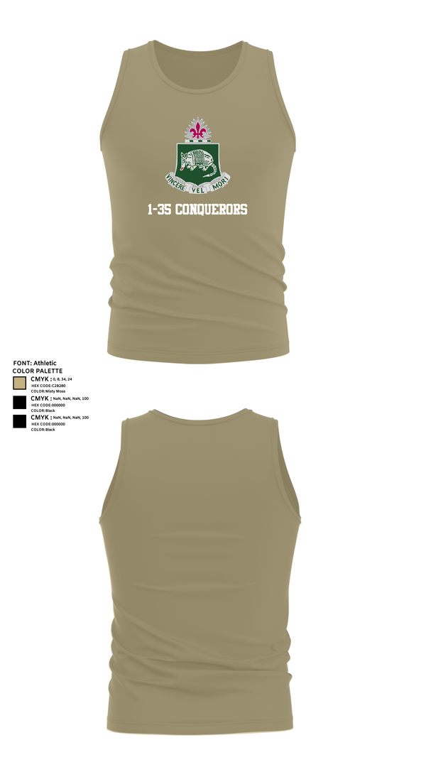 Tank Top, 1-35 conquerors, , Teamtime, Team time, sublimation, custom sports apparel, team uniforms, spirit wear, spiritwear, sports uniforms, custom shirts, team store, custom team store, fundraiser sports, apparel fundraiser