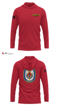 USS Nebraska 45293646 Long Sleeve Performance Shirt with hood - 3