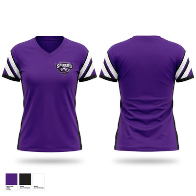 Somerton spikers Women's Short Sleeve V-neck Shirt - 1