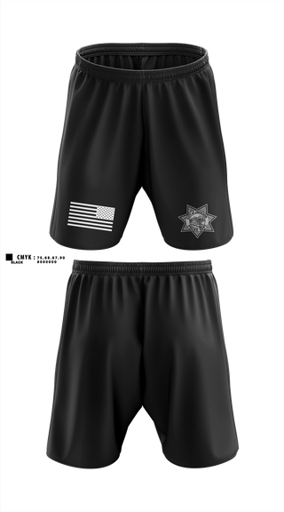 Athletic Shorts With Pockets, Jackson Police Department, Police, Teamtime, Team time, sublimation, custom sports apparel, team uniforms, spirit wear, spiritwear, sports uniforms, custom shirts, team store, custom team store, fundraiser sports, apparel fundraiser