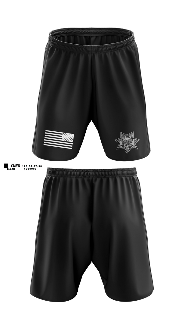 Athletic Shorts With Pockets, Jackson Police Department, Police, Teamtime, Team time, sublimation, custom sports apparel, team uniforms, spirit wear, spiritwear, sports uniforms, custom shirts, team store, custom team store, fundraiser sports, apparel fundraiser